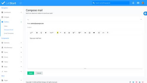 Compose Mail Screenshot