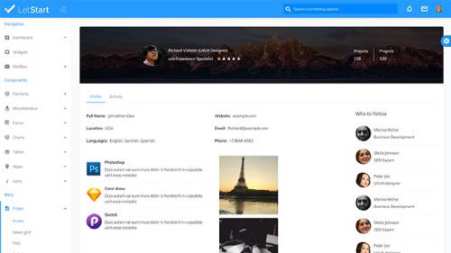 Image Preview of Profile UI Product