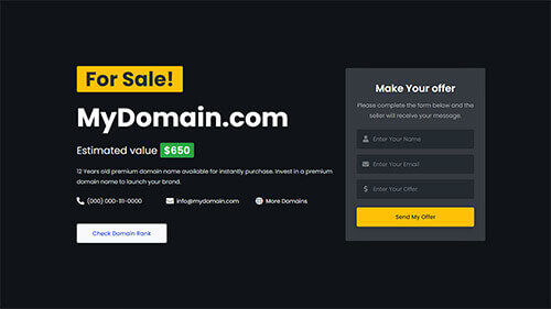 Image Preview of Homepage 1 Dark Layout Product