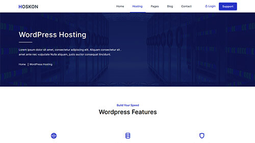 Image Preview of Wordpress Server Product