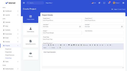 Image Preview of Create Project Product