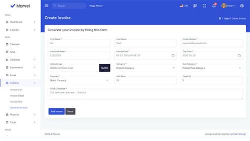 Image Preview of Create Invoice Product