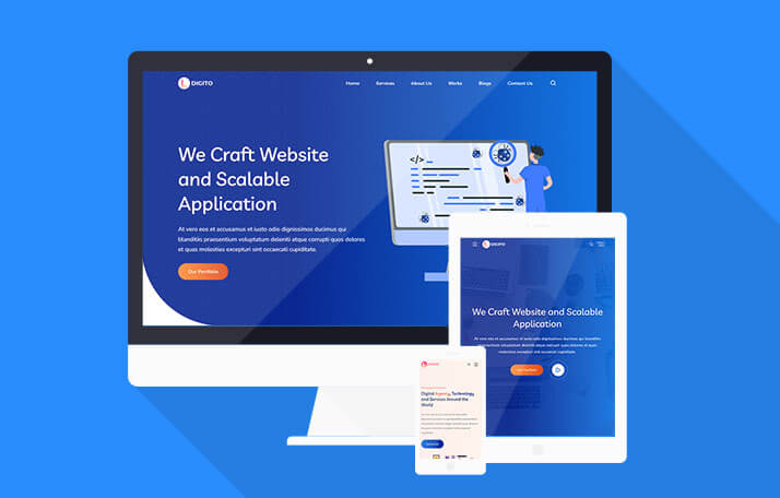 Download Digito Bootstrap Landing Pages & Website Portfolio Templates Website & Template Buy Digito Bootstrap Landing Pages & Website Portfolio Templates Website & Template at $12