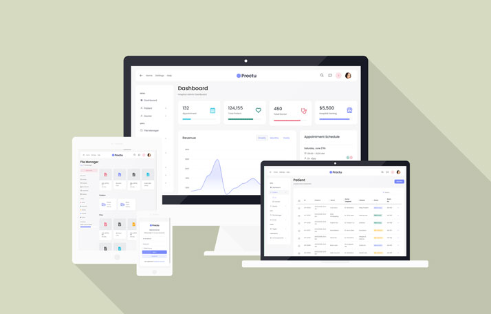 Proctu Medical React Next.js Admin Dashboard Template