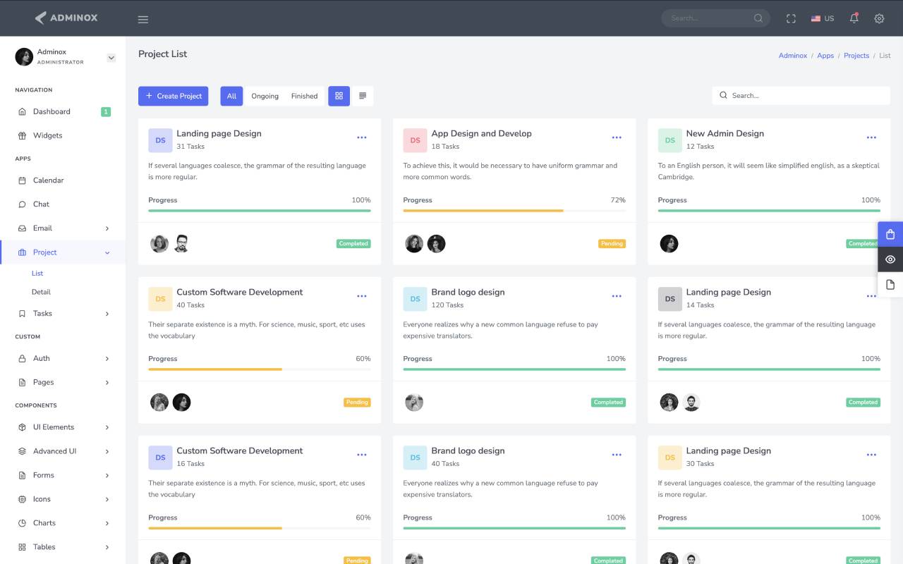 Project List