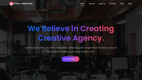 Canva Homepage Overview – Bootstrap SaaS Landing Page with Clean UI and Feature Highlights