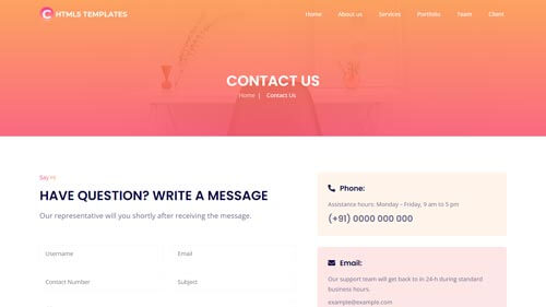 Get in Touch: Canva – Bootstrap SaaS landing pages
