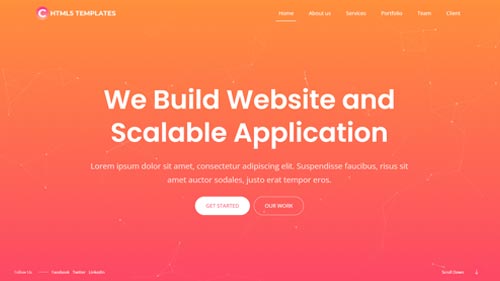 Canva Homepage Overview – Bootstrap Particle One-Page Landing Page Template