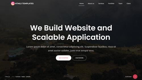 Canva Homepage Overview – Bootstrap Video Landing Page Template