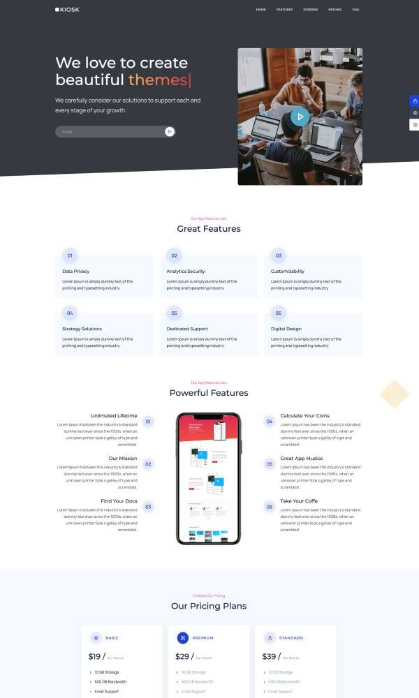 What We Do – Angular Template