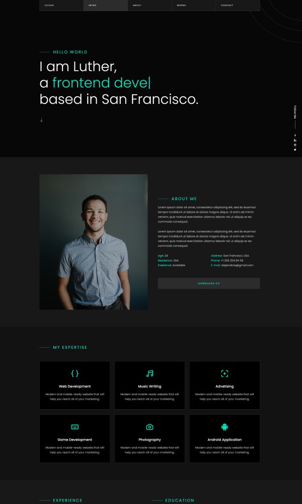 What We Do – Bootstrap Portfolio Template
