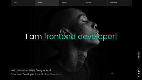 Luther Resume Landing Page Overview – Bootstrap Resume Template with Clean UI and Feature Highlights