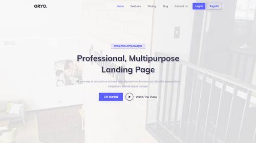 ORYO Angular SaaS Template – Responsive Angular SaaS Landing Page Design