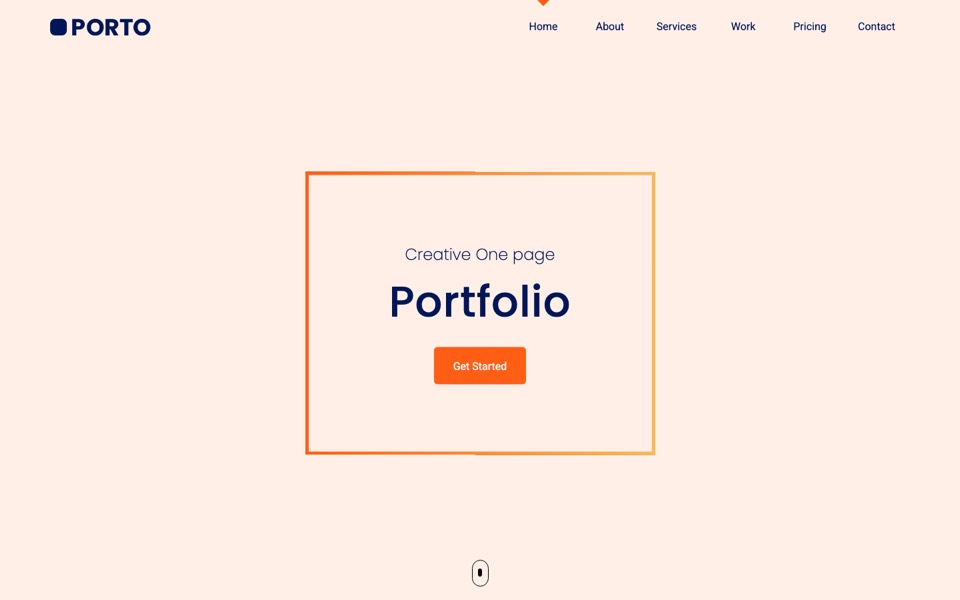Porto Angular 22 template homepage 10: Business Website