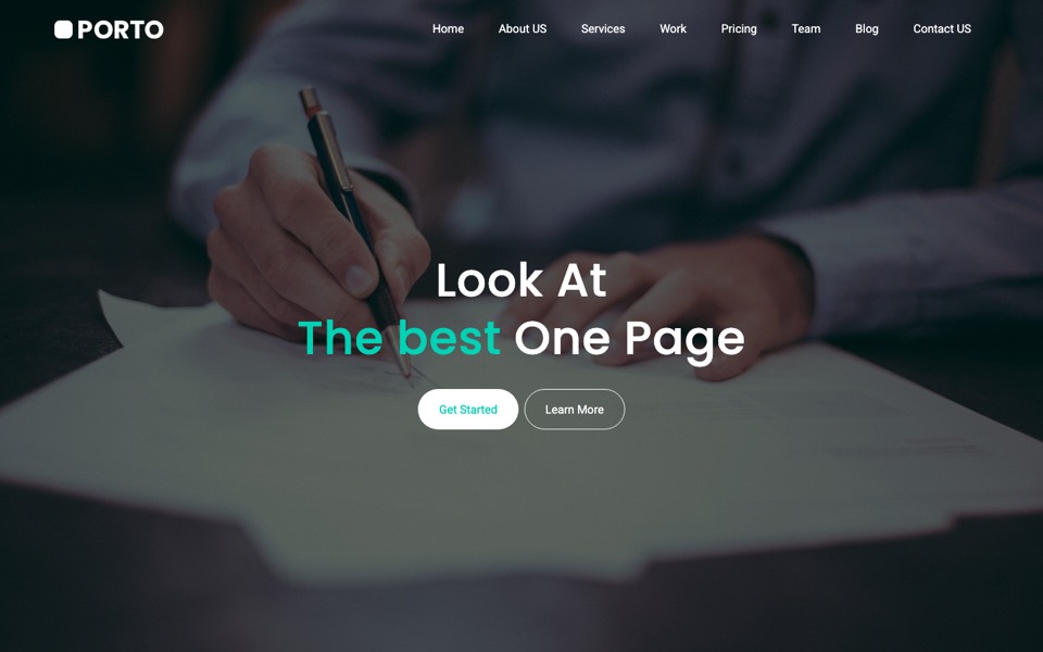 Porto Angular 22 template homepage 13: Digital Agency