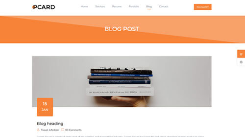 Preview of Procode landing page homepage